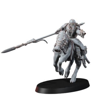 DEATH DIVISION CAVALRY SERGEANT WITH POWER SPEAR