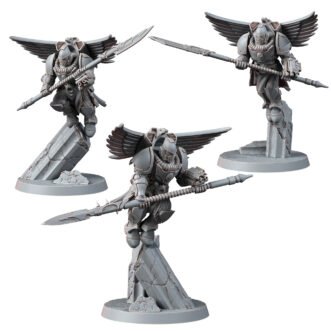 ORDO INVICTORIX PEGASUS ASSAULT SQUAD WITH SPEARS