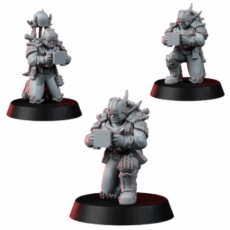 SHATTERED LEGION GUNNERS AUTOCANNON LASCANNON