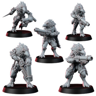 SKYBORN SCAVENGERS RANGED PATROL WITH BOOMCANNON