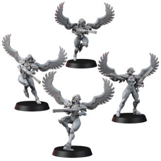 SPACE ELF SOARING FALCONS FEMALE SQUAD V2 (NSFW)