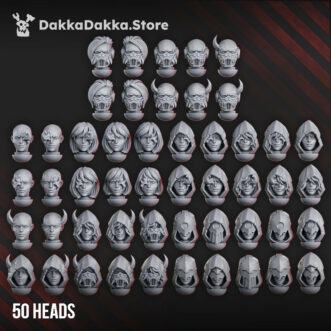 UNHOLY SPACE COVEN HEADS SET