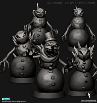 FOLLOWERS OF CHAOS LESSER SNOW DEMONS