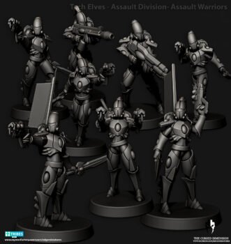 TECH ELVES ASSAULT WARRIORS