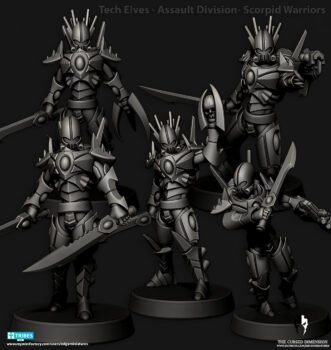 TECH ELVES SCORPID WARRIORS