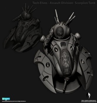 TECH ELVES SCORPION TANK