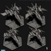 TECH ELVES JET FIGHTERS AND BOMBERS (8MM SCALE)