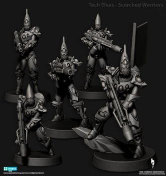 TECH ELVES SCORCHED WARRIORS