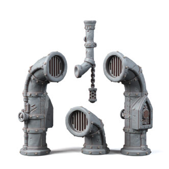 DESERT VILLAGE WALL PIPES