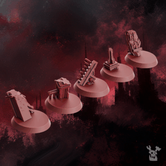 CRIMSON WINGS ASSAULT DECOR SET