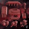 CRIMSON WINGS DECOR SET