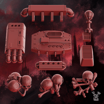 CRIMSON WINGS DECOR SET