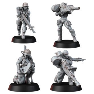 JUNGLE FIGHTERS AUTOCANNON TEAMS (PIN-UP) (4U)