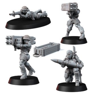 JUNGLE FIGHTERS MISSILE LAUNCHER TEAMS (4U)