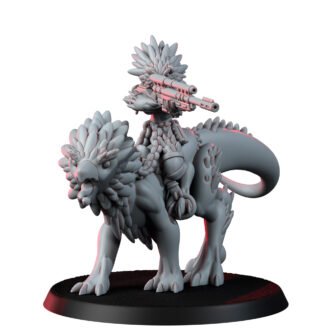 SKYBORN SCAVENGERS LEADER SNIPER WITH HEAVY BEAST MOUNT V1