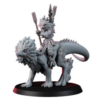 SKYBORN SCAVENGERS LEADER WITH JAVELIN AND HEAVY BEAST MOUNT V1