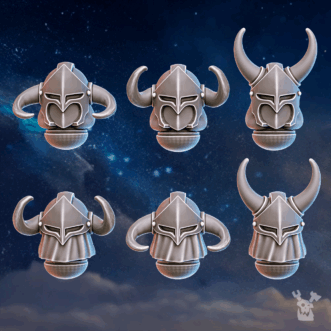 STORMPRIDE HORNED HELMETS