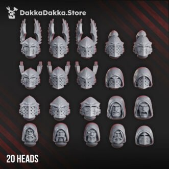 BLACK GRYPHONS ASSEMBLY KIT HEADS