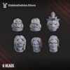 CRIMSON WINGS HERO HEADS SET