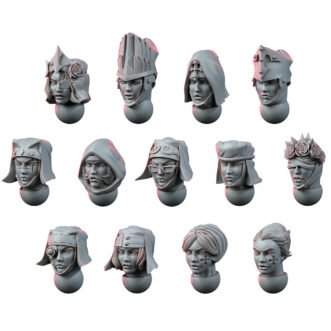 MAIDEN SISTERS HEADS SET V1