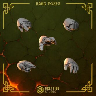 ANVIL WARDENS HANDS (LEFT)