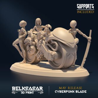 CYBERPUNK BLADE NEON NIGHTHUNTRESS (NSFW)