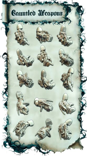DARK CHAPTER GAUNTLED WEAPONS (LEFT)