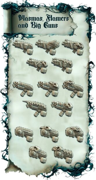 DARK CHAPTER WEAPONS (LEFT)