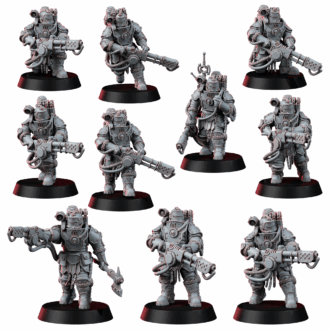 SOLAR GUARD INFANTRY WITH FLAMERS