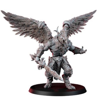 CHAOS DAEMONS OZYMANDIAS CHAMPION WITH WINGS