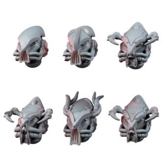 DARK CHAOS RAPTORS HEADS