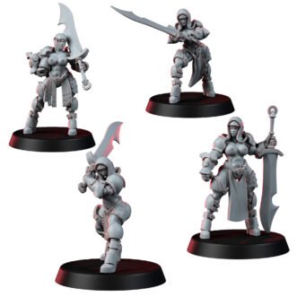 GUNS GRACE AND STEAM STEEL CLEAVER NUNS (PIN-UP)