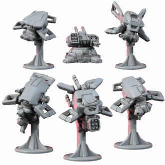 MIDNIGHT SUN ROBOT PLANES AND TURRET