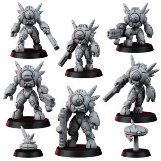 SKYBORN SCAVENGERS GHOST SUITS WITH FUSION PLASMA