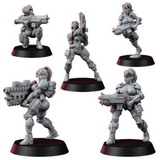 EARTH DEFENSE FEMALE OPERATIVES