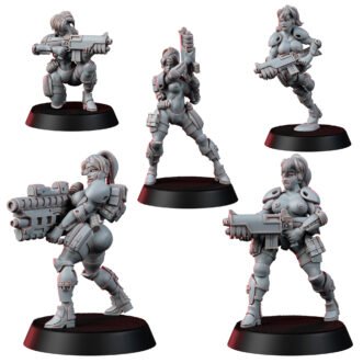 EARTH DEFENSE FEMALE OPERATIVES (NSFW)