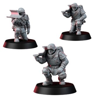 SHELLCORD TROOPERS HEAVY WEAPONS TEAM GUNNERS MISSILE LAUNCHER