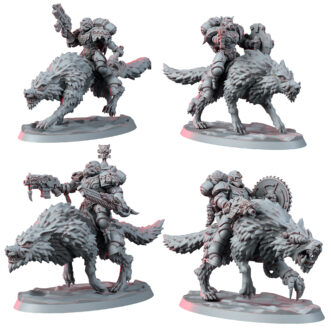 WOLVES OF WINTER WARFROST WOLFRIDER