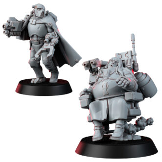 IMPERIAL INTERROGATOR THIELEMANN WITH BODYGUARD