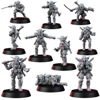 ORK RED JESTER GROT SQUAD