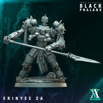 BLACK PHALANX ERINYES WITH SPEAR V2
