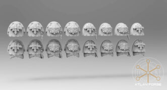 KNIGHTS TEMPLAR LANCERS SHOULDER PADS