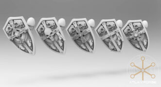 KNIGHTS TEMPLAR LANCERS SHIELDS