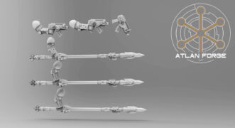 KNIGHTS TEMPLAR LANCERS ARMS SET