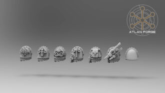 KNIGHTS TEMPLAR SERGEANTS SHOULDER PADS