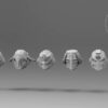 KNIGHTS TEMPLAR SERGEANTS HEADS