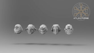 KNIGHTS TEMPLAR SERGEANTS HEADS