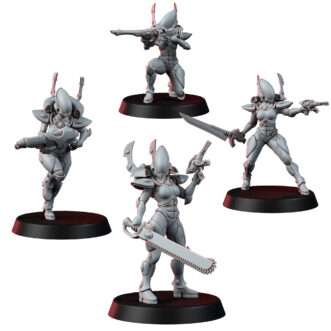 SPACE ELF FEMALE SOLDIERS SQUAD V2