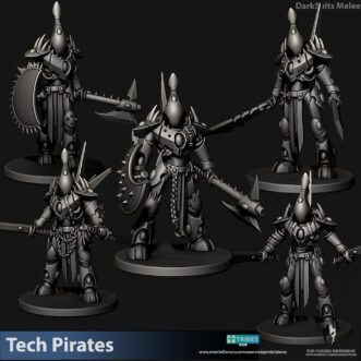 TECH PIRATES DARK SUITS MELEES