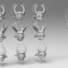 KNIGHTS TEMPLAR NOBLE KNIGHTS HEADS